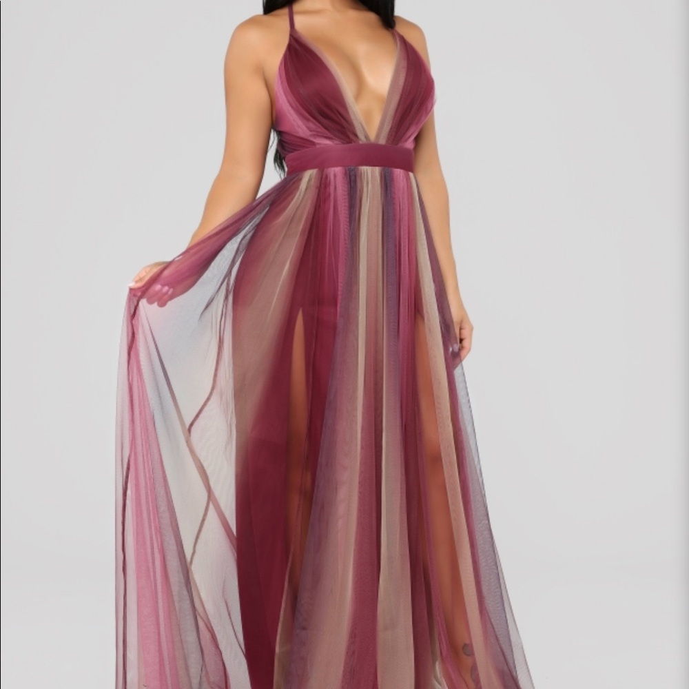 Tulle Maxi Dress